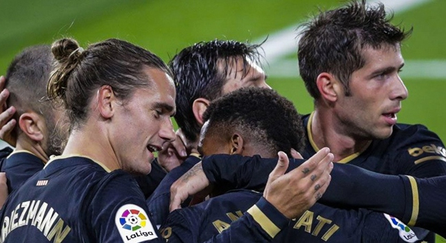 Barcelona deplasmanda kazandı