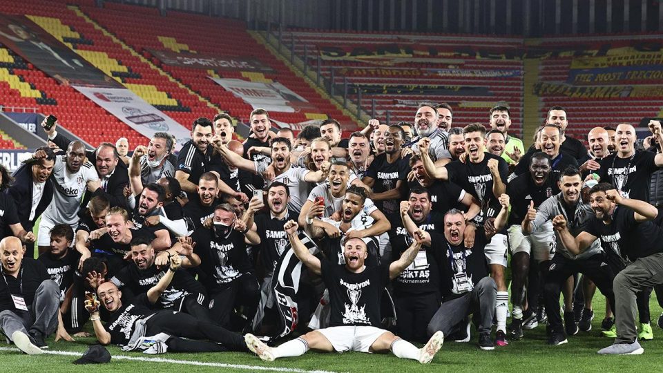 Beşiktaş’ta şampiyonluk coşkusu